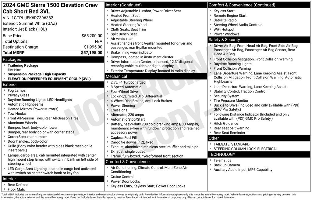 Certified Used 2024 White GMC Elevation image 23