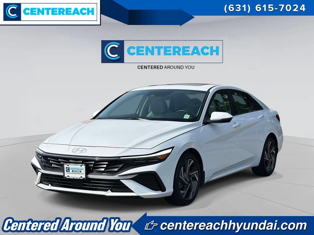 Certified Used 2025 Serenity White Hyundai Limited image 1