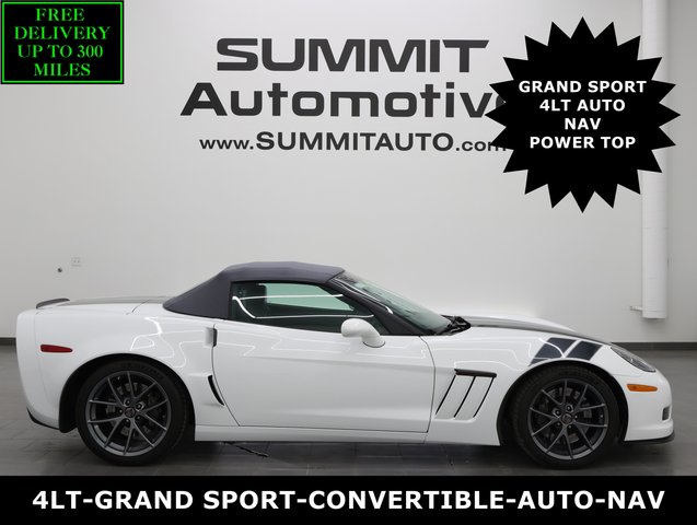 2013 Chevrolet Corvette Grand Sport 4LT Convertible: GRAND SPORT-4LT-POWER TOP CONVERTIBLE-NAV-HEATED LEATHER/SUEDE