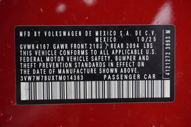 New 2026 Kings Red Metallic Volkswagen SE image 36