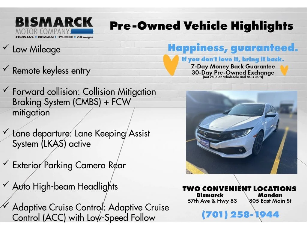 Used 2020 White Honda Sport image 6
