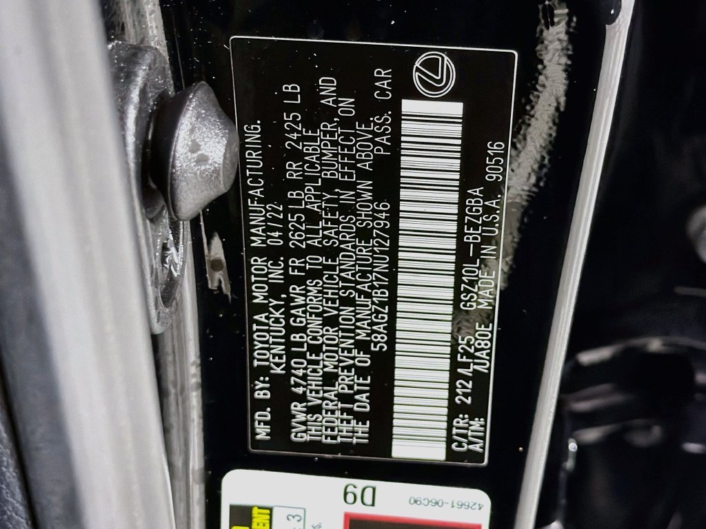 Used 2022 Black Lexus 350 F Sport image 33