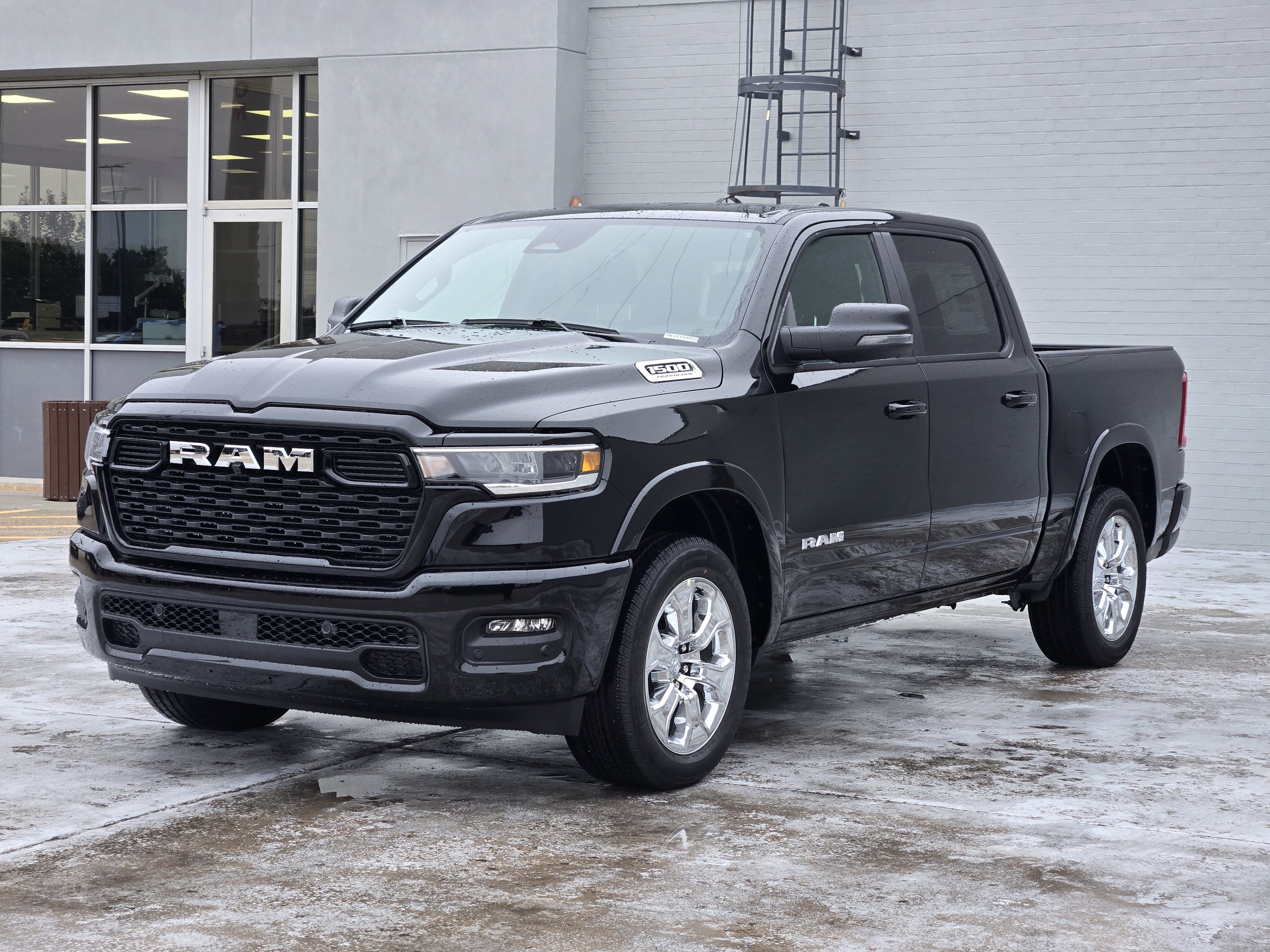 New 2026 Diamond Black Crystal Pearlcoat RAM Big Horn image 2