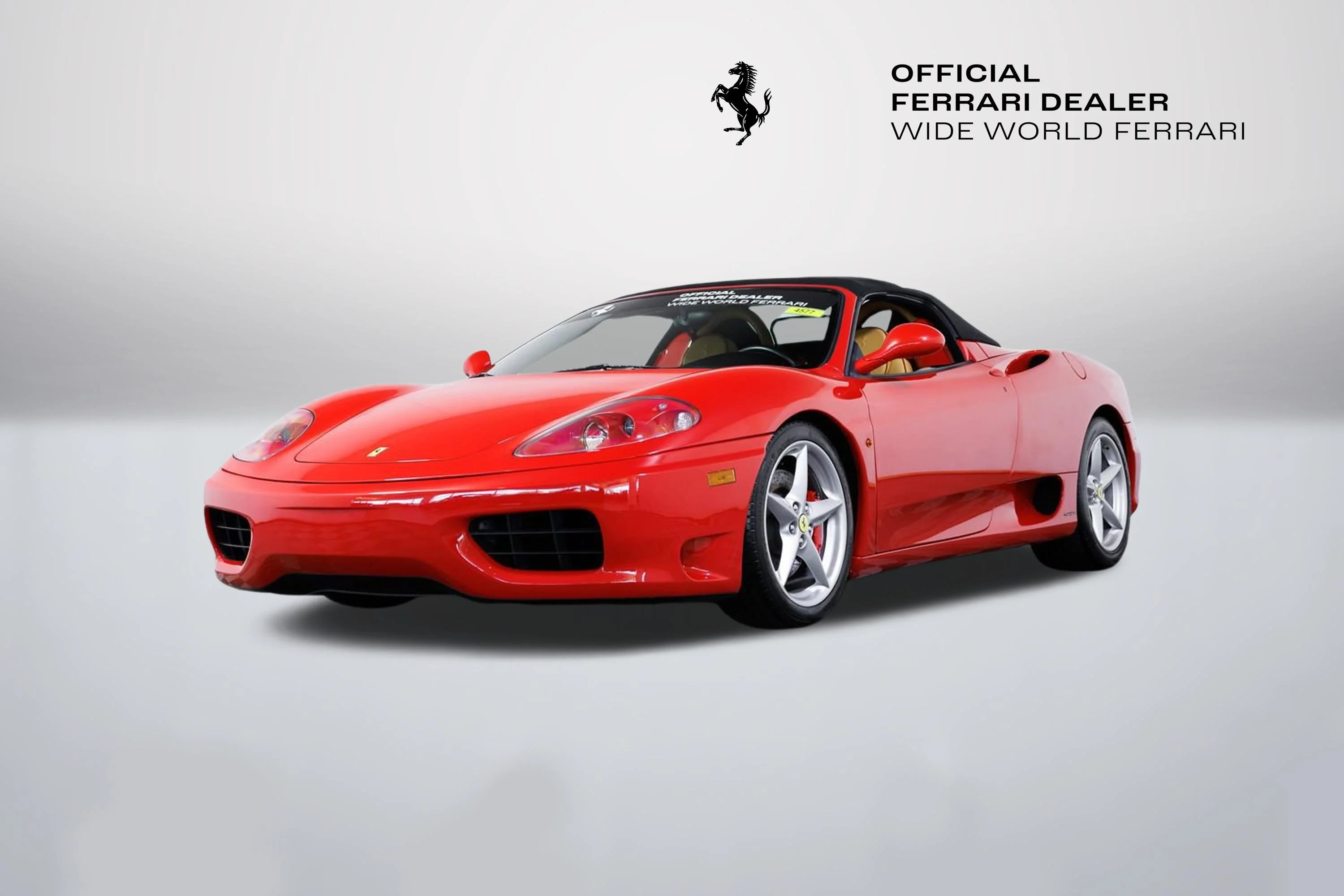 Used 2003 Rosso Corsa Ferrari Spider OEM Manual image 2