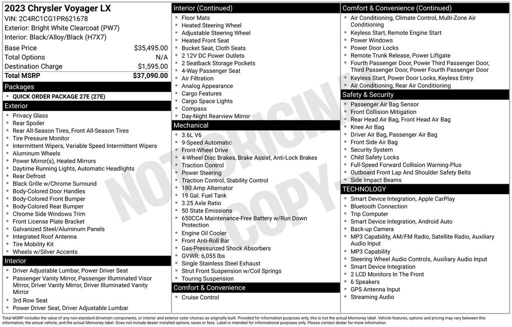 Used 2023 White Chrysler LX image 25