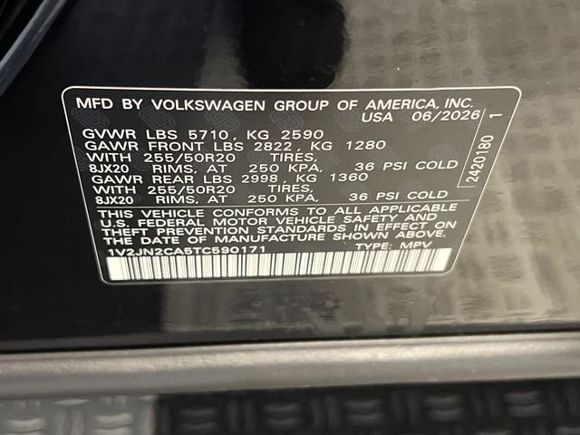 New 2026 Black Volkswagen 2.0T SE w/Technology image 21