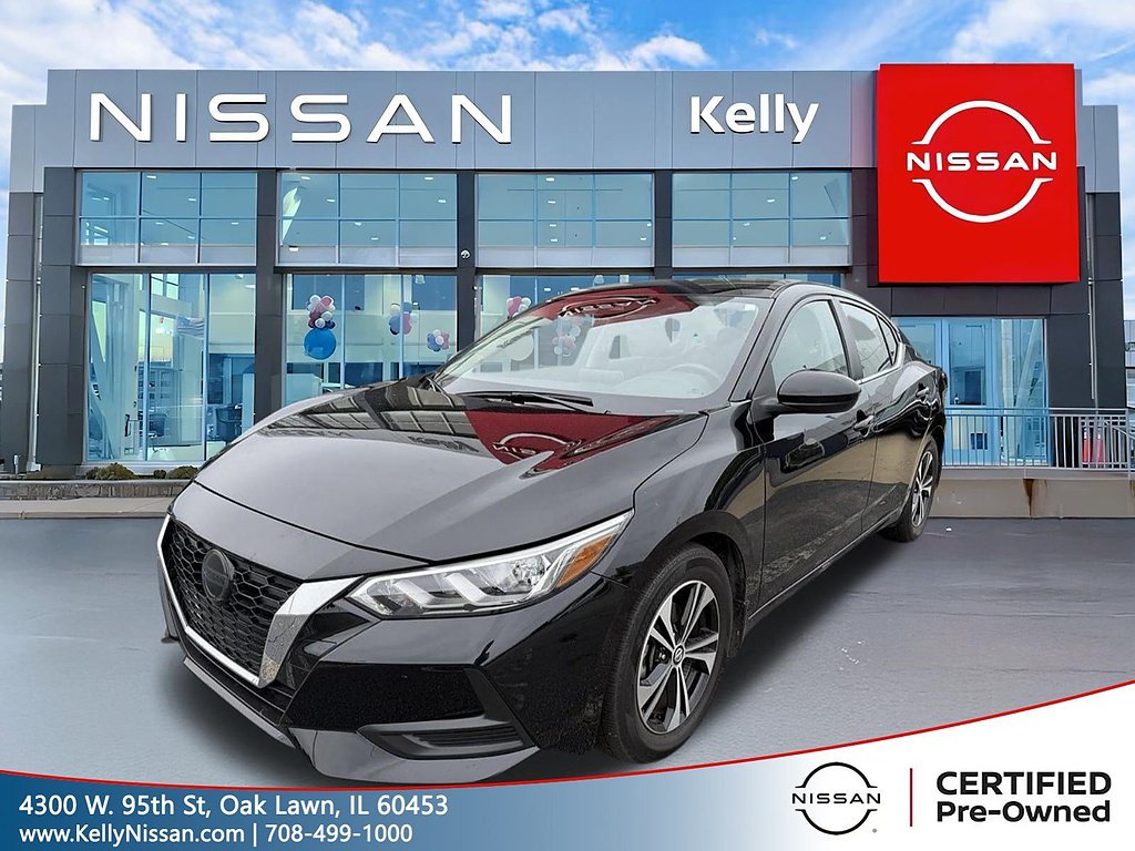 Used 2022 Super Black Nissan SV image 1