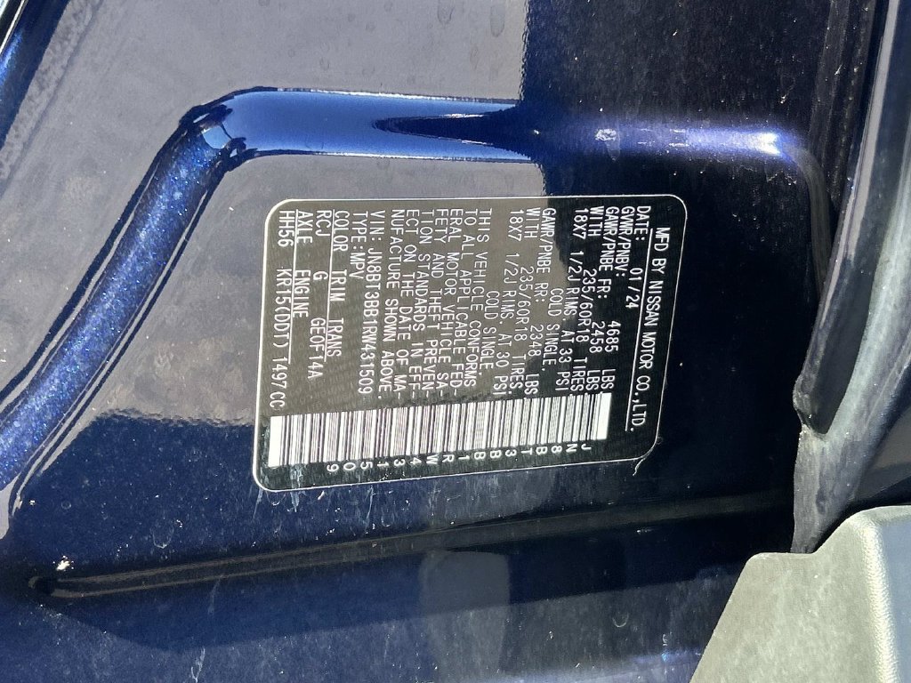 Used 2024 Blue Nissan SV image 10