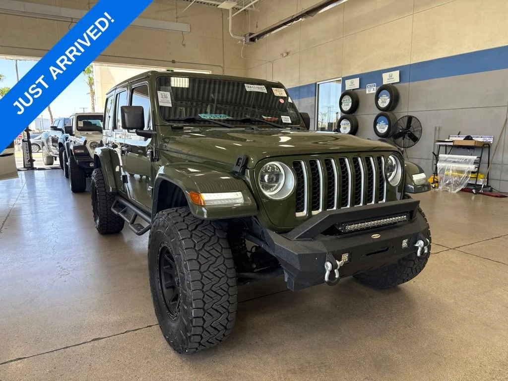 Used 2023 Green Clearcoat Jeep Sahara 4xe image 2
