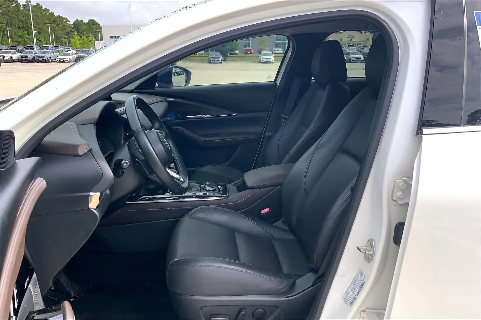 Used 2021 Snowflake White Pearl Mica Mazda Turbo Premium Package image 8