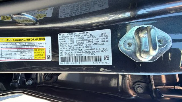 New 2026 Meteorite Gray Metallic Honda AWD EX-L image 33