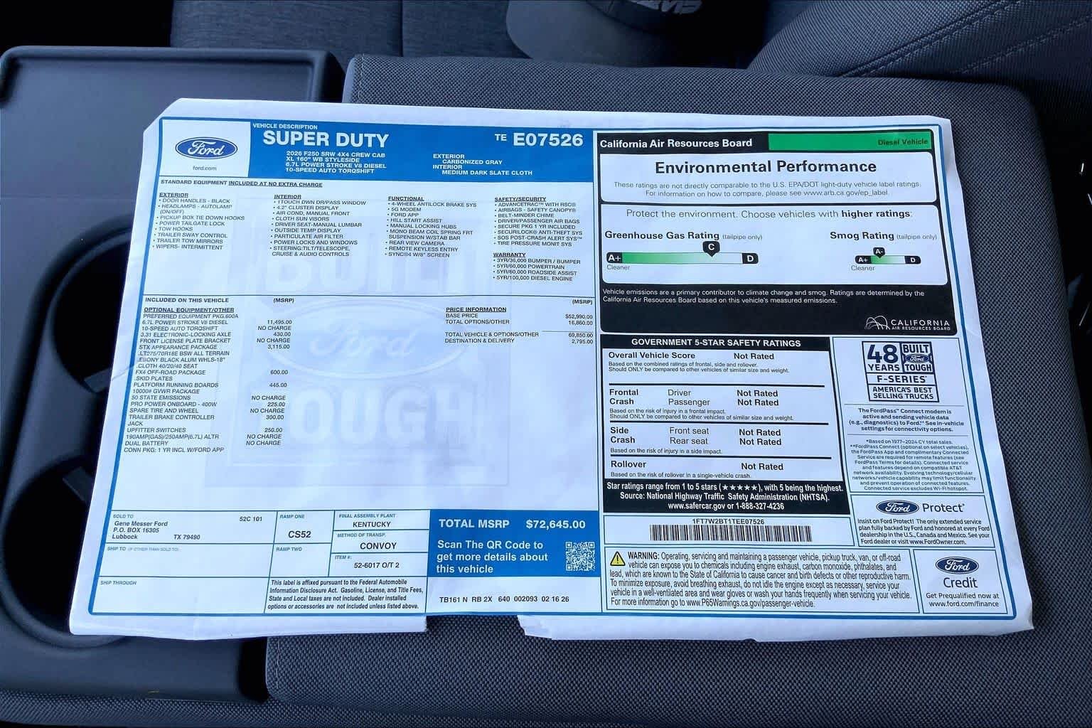 New 2026 Carbonized Gray Metallic Ford F-250® XL image 22