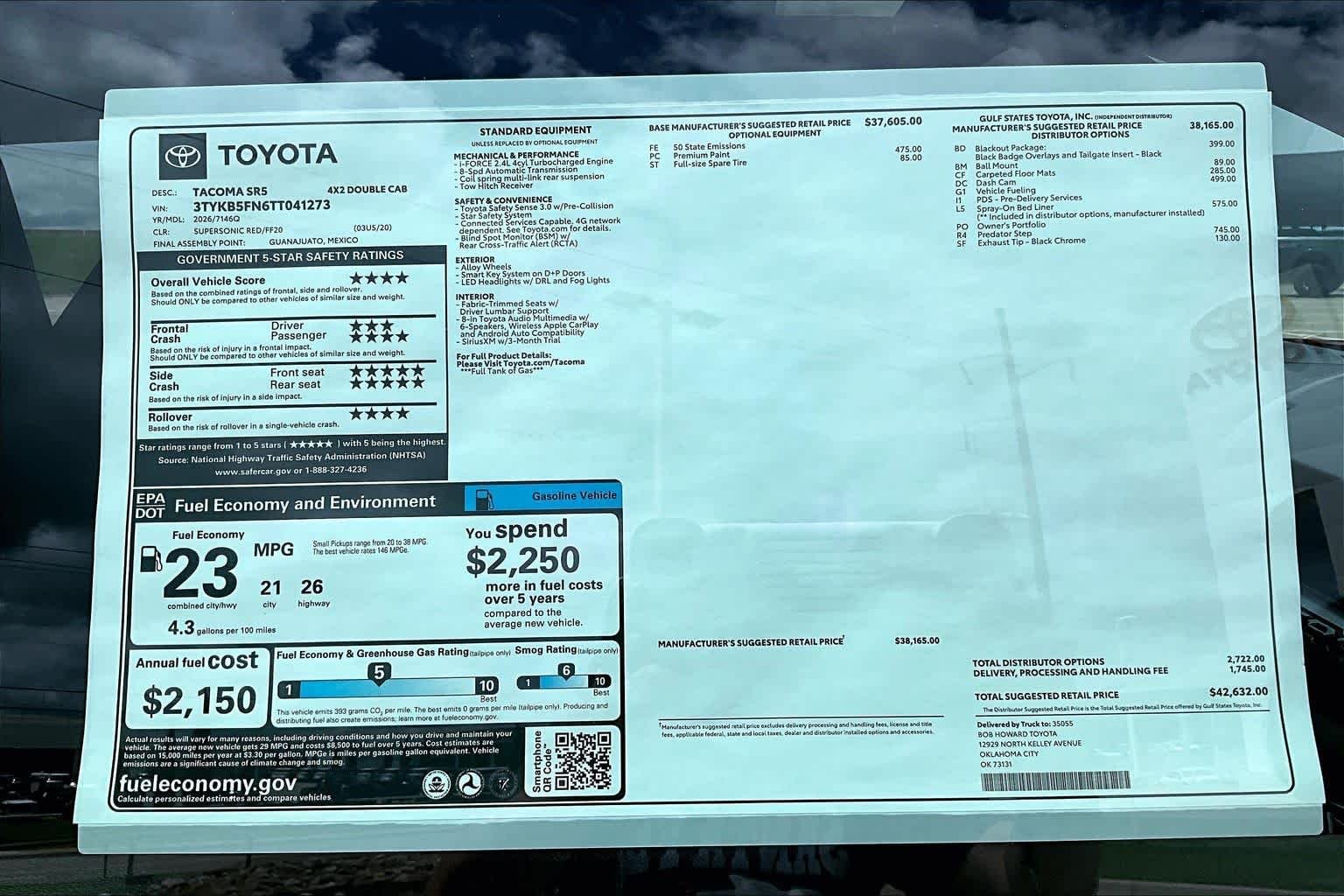 New 2026 Supersonic Red Toyota SR5 image 21