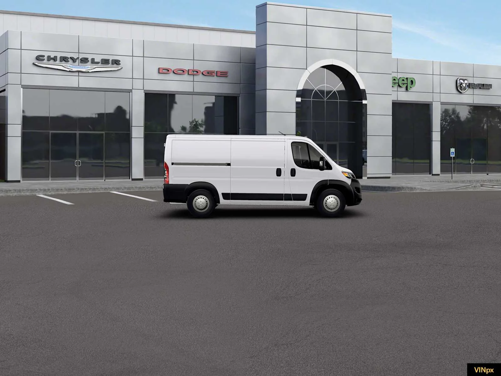 New 2026 Bright White Clear-Coat Exterior Paint RAM Tradesman image 9