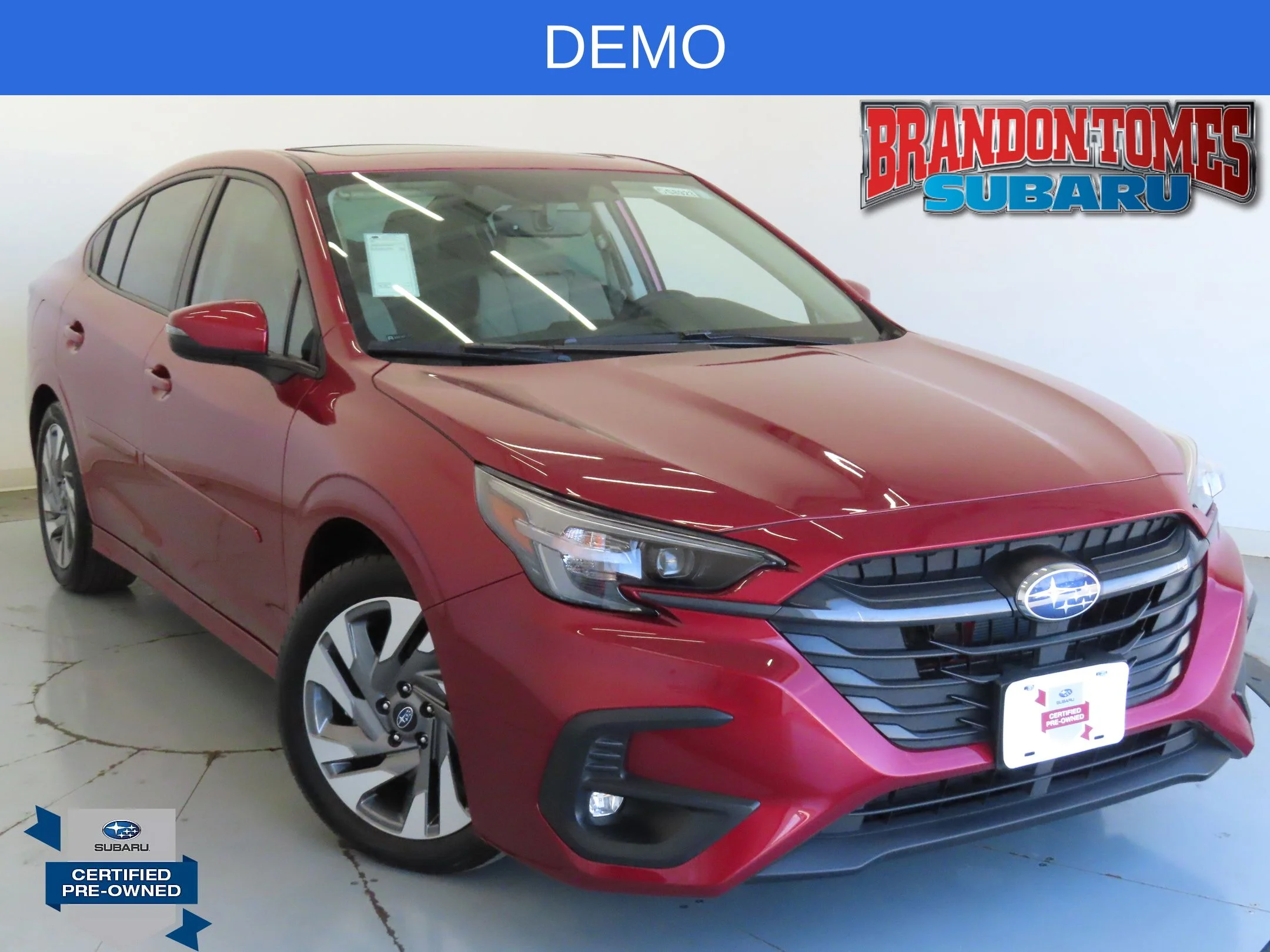 Certified Used 2025 Red Subaru Limited image 1