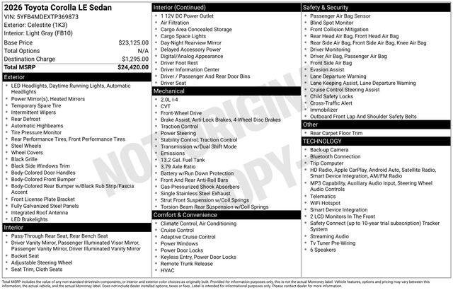 Certified Used 2026 CELESTITE GRAY ME. Toyota  image 4
