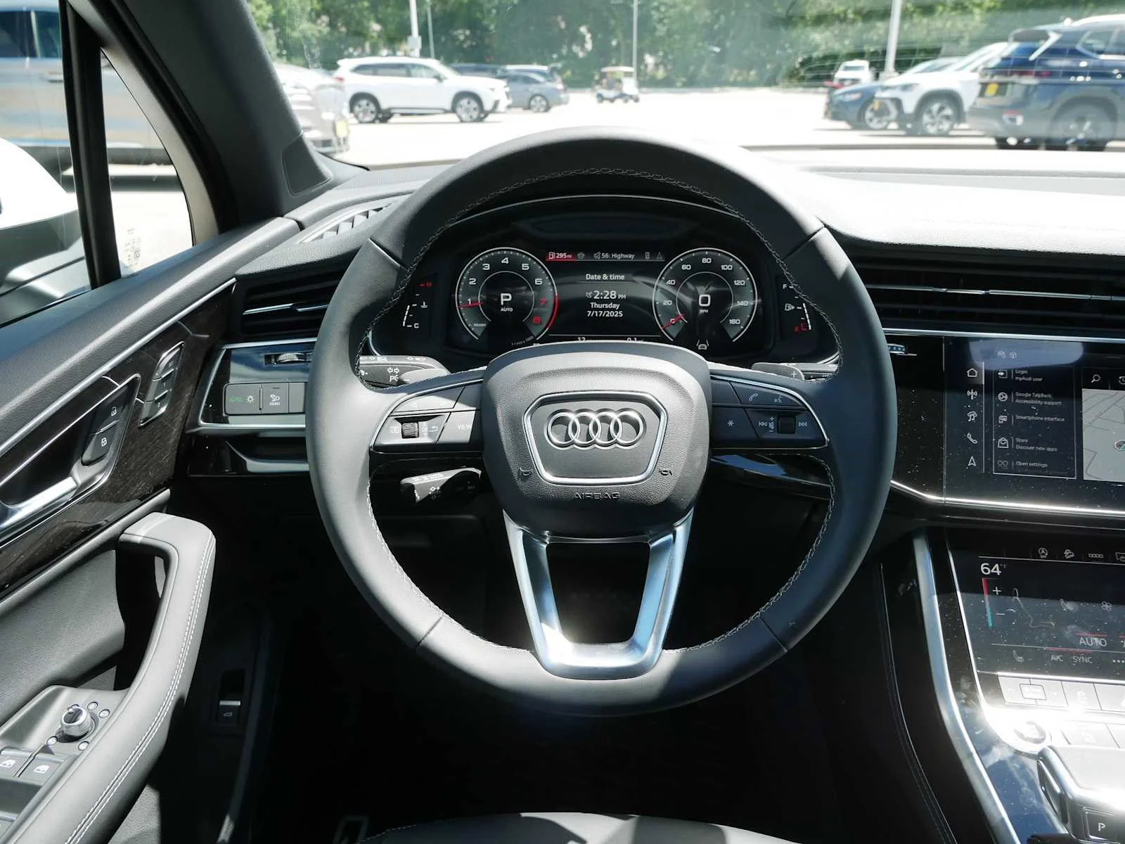 Used 2025 Glacier White Metallic Audi Premium Plus image 14