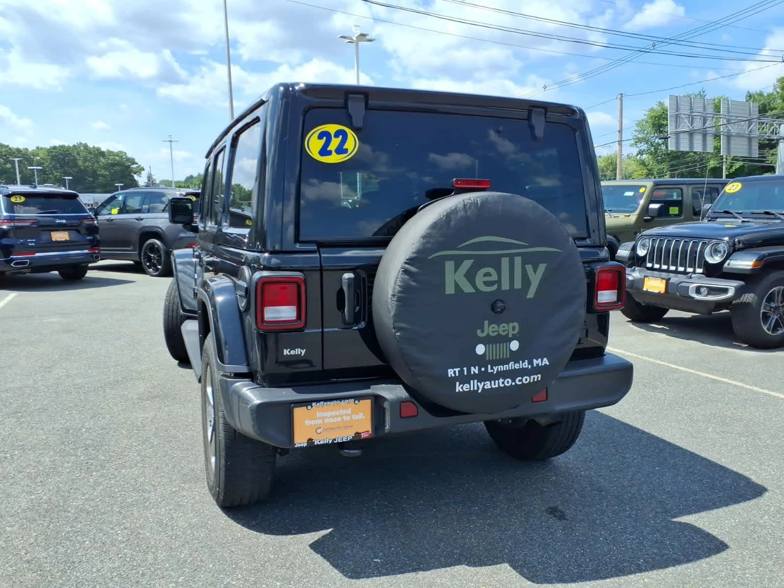 Certified Used 2022 Black Clearcoat Jeep Unlimited Sahara image 10