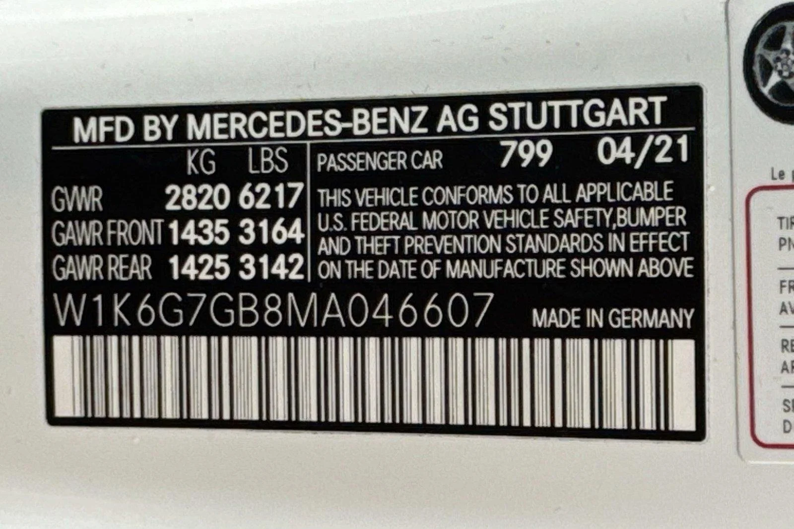 Used 2021 Designo Diamond White Mercedes-Benz S 580 image 30