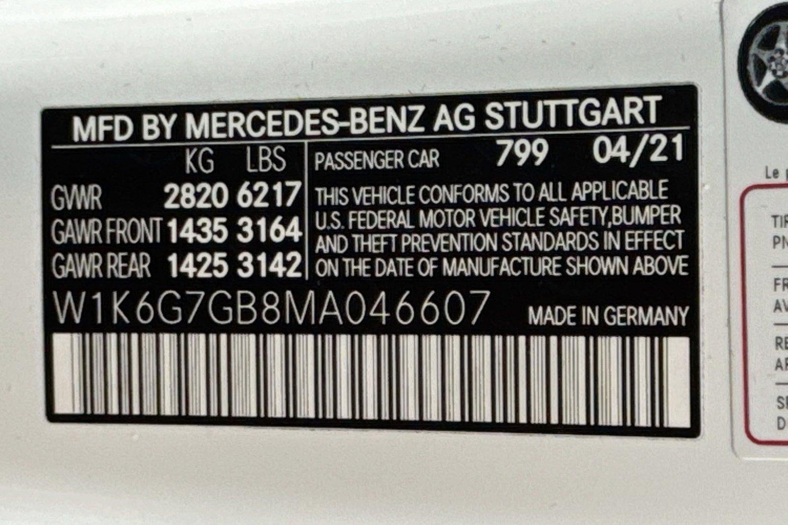 Used 2021 Designo Diamond White Mercedes-Benz S 580 image 30