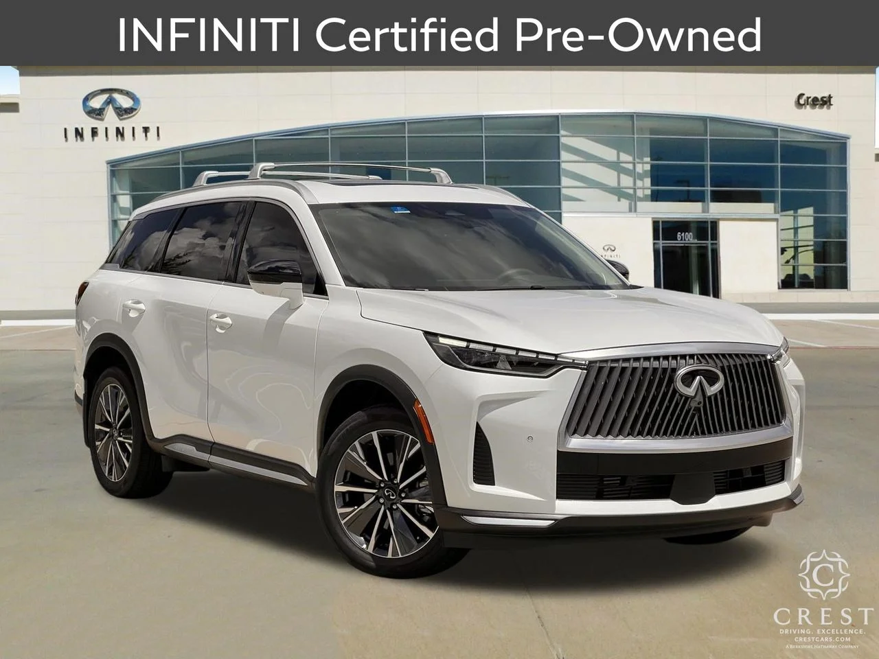 Certified Used 2026 Radiant White INFINITI LUXE image 1