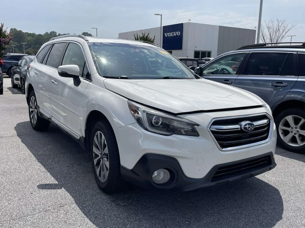 Used 2019 Crystal White Pearl Subaru Touring image 1
