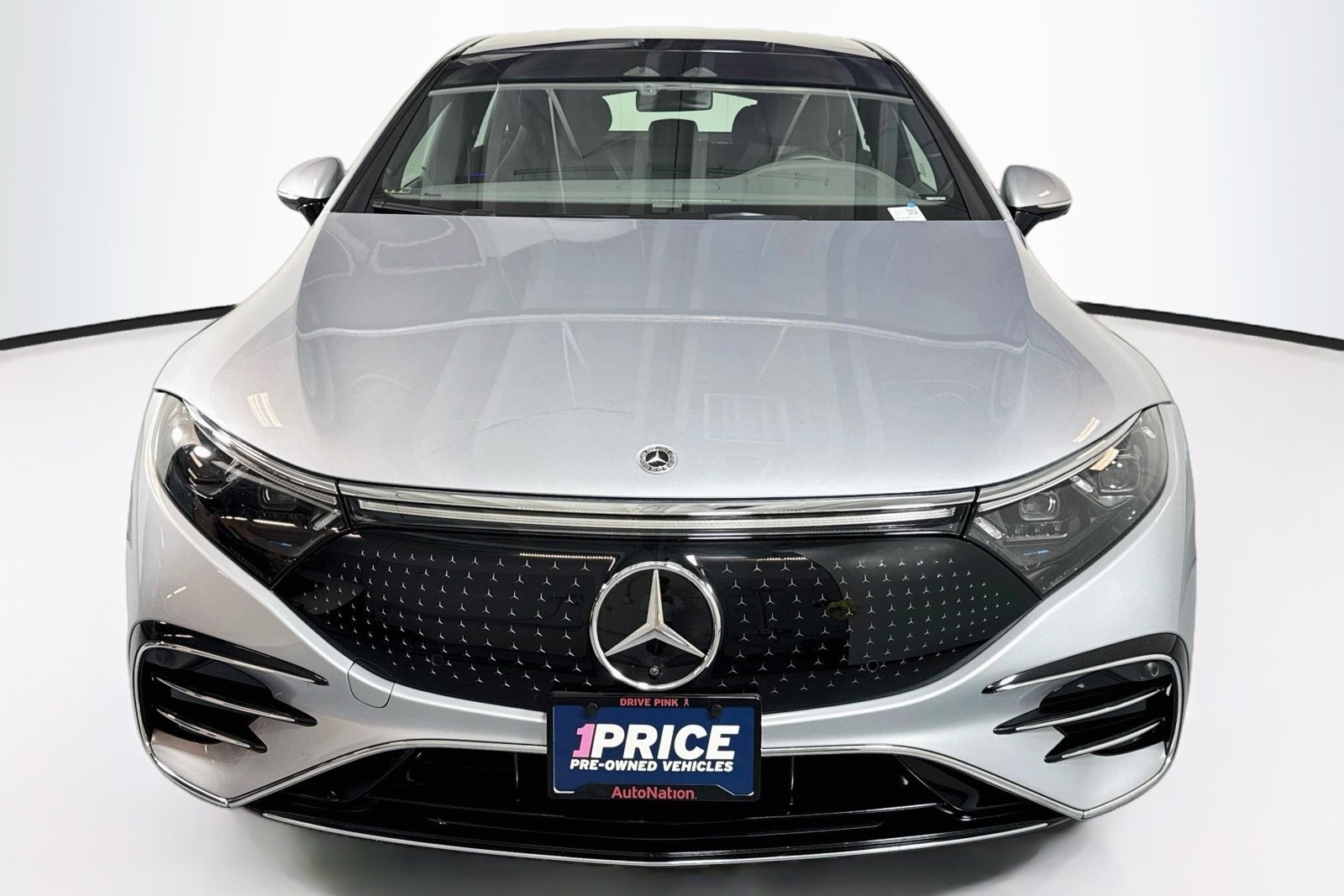 Certified Used 2022 Cirrus Silver Metallic Mercedes-Benz EQS 580 image 2