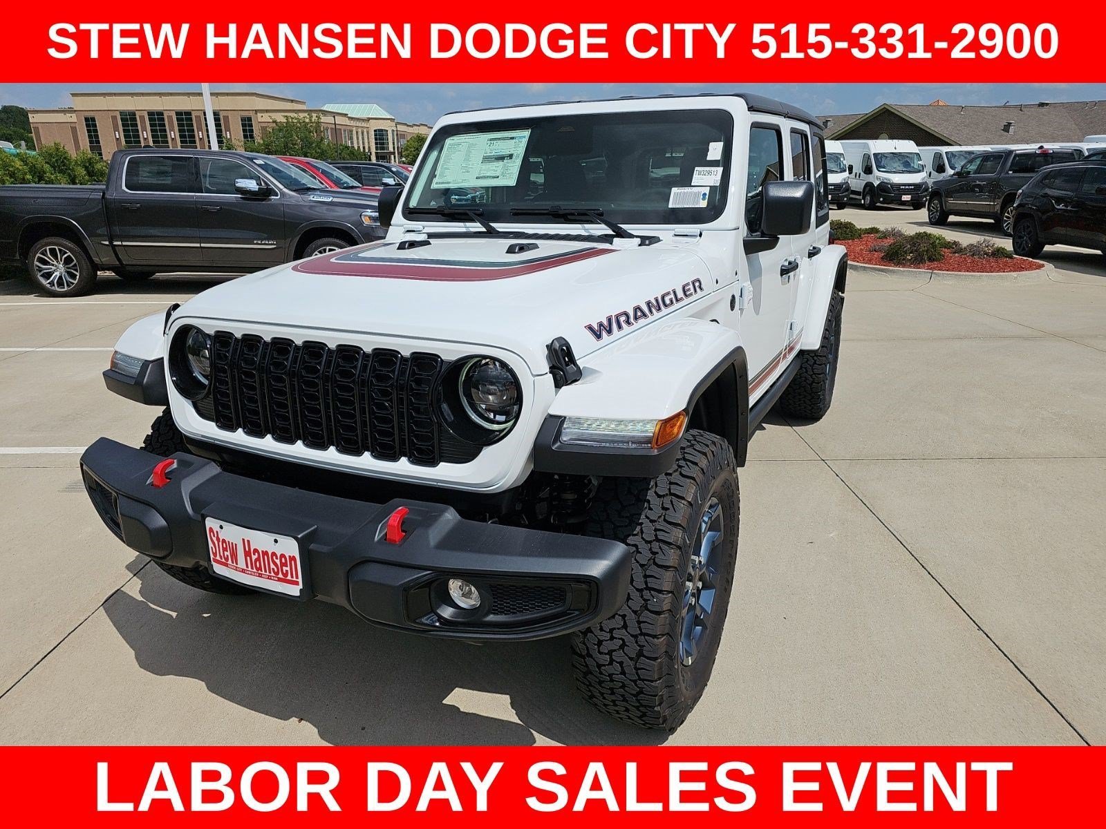 New 2026 Bright White Clearcoat Jeep America 250 image 1