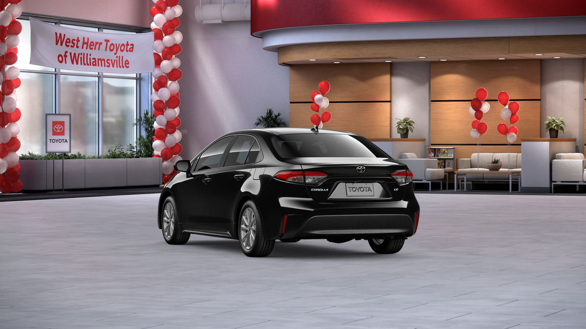 New 2026 Midnight Black Metallic Toyota LE image 7