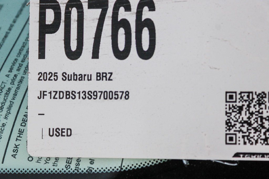 Used 2025 Black Subaru tS image 27
