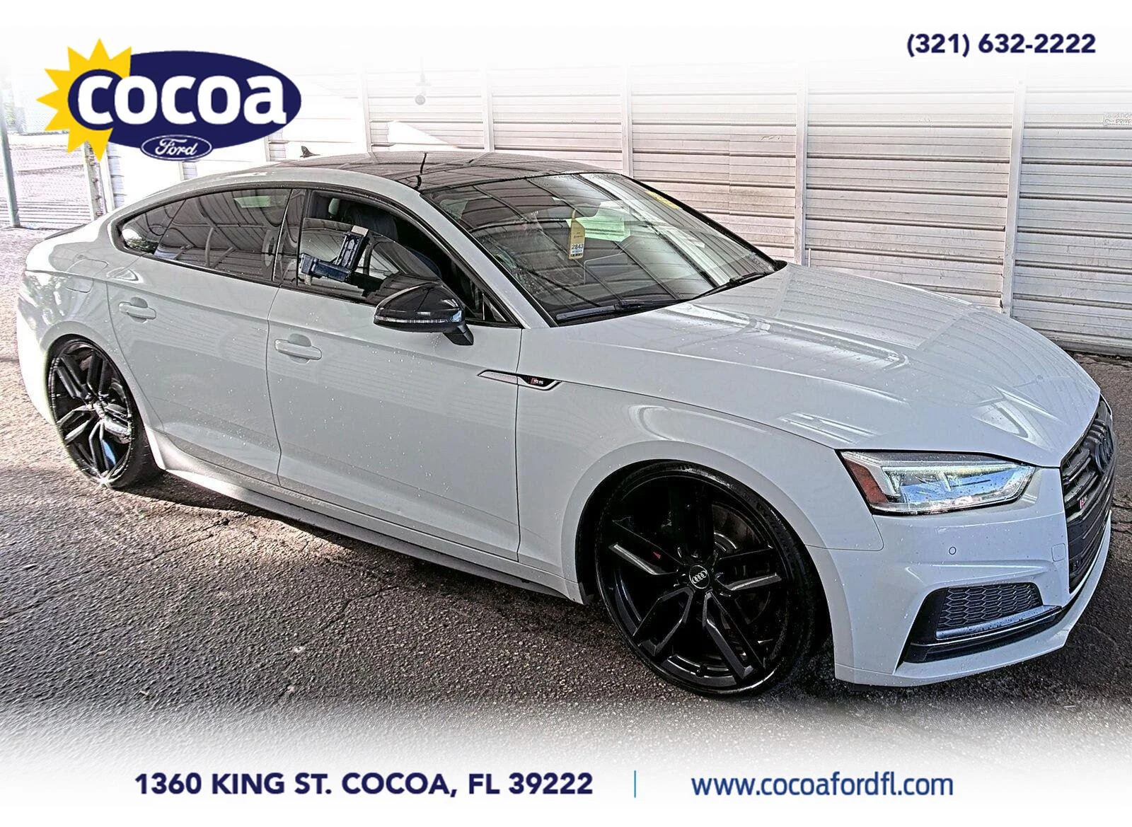 Used 2019 Glacier White Metallic Audi Premium Plus image 1