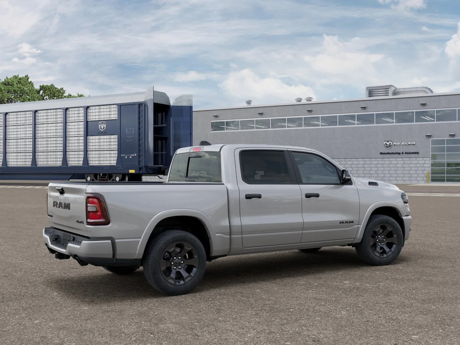 New 2026 Silver Zynith Exterior Paint RAM Big Horn/Lone Star image 2