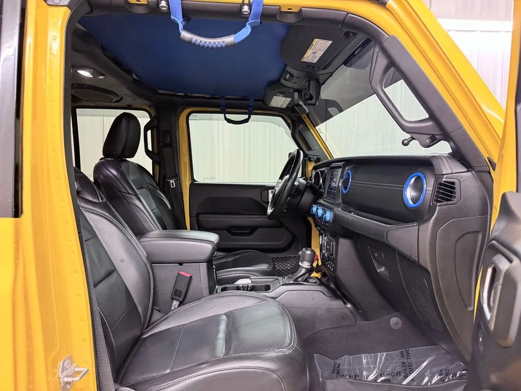 Used 2018 Yellow Jeep Unlimited Sahara image 34