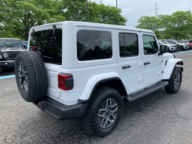 New 2026 Bright White Clearcoat Jeep Sahara image 8