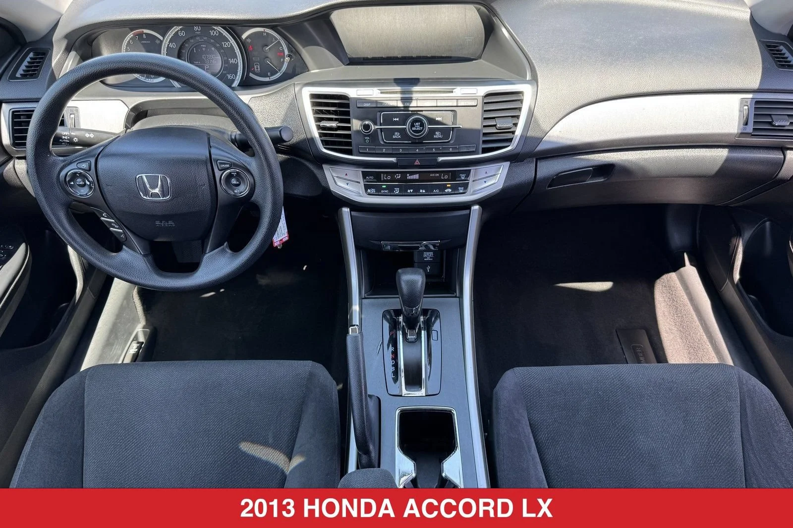 Used 2013 Crystal Black Pearl Honda LX image 13
