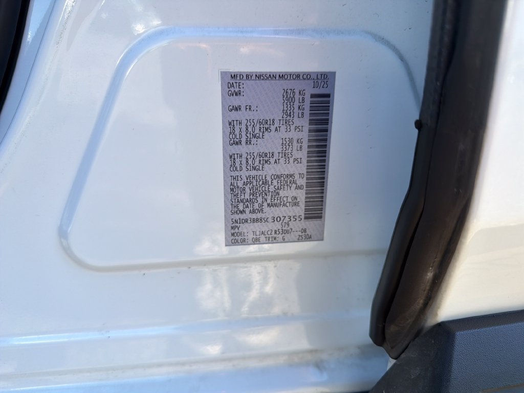 Used 2025 White Nissan SV image 32