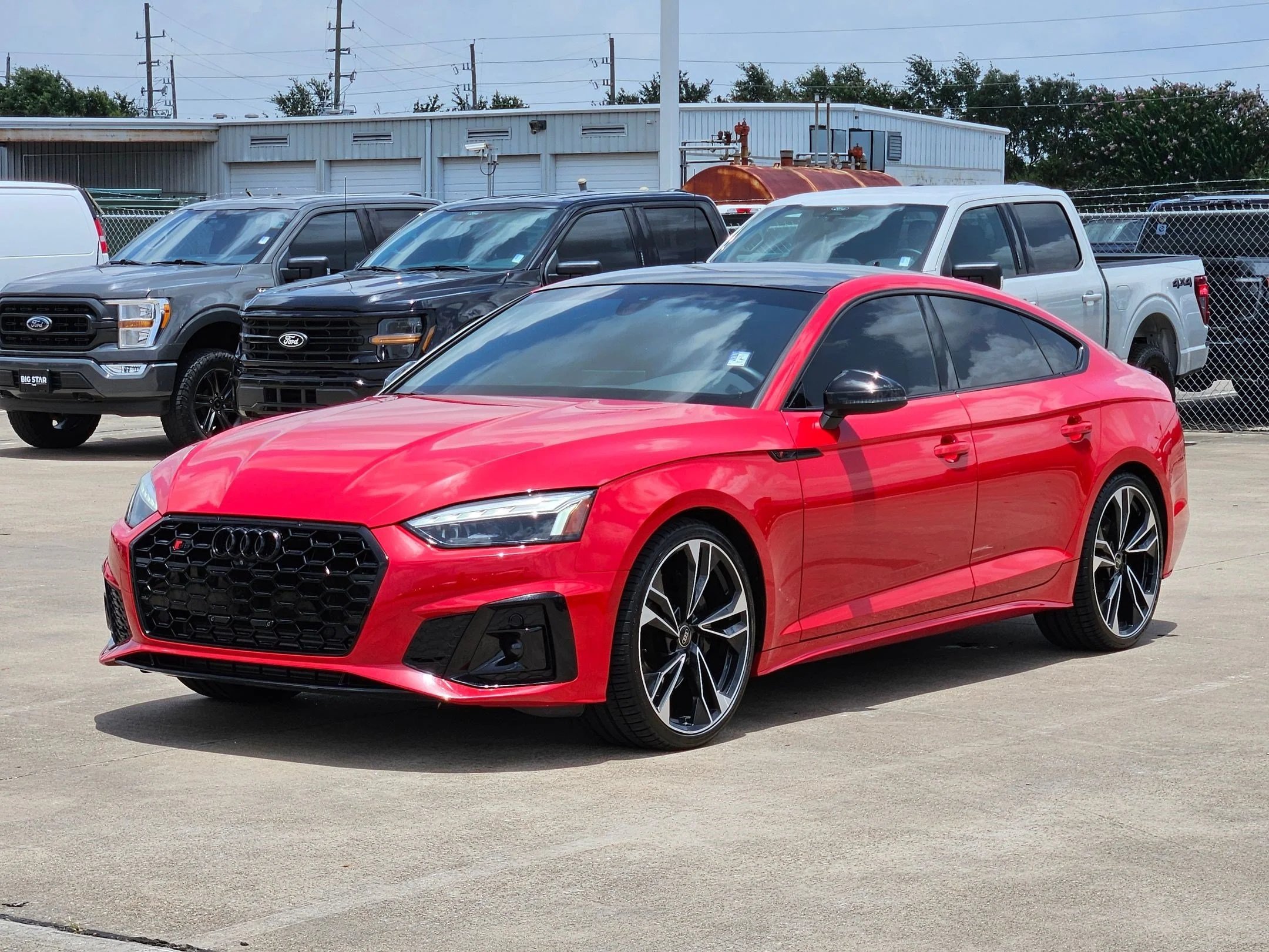 Certified Used 2024 Progressive Red Metallic Audi Premium Plus image 7