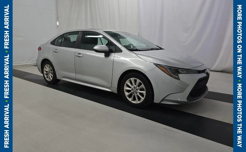 Used 2020 Silver Toyota LE image 1