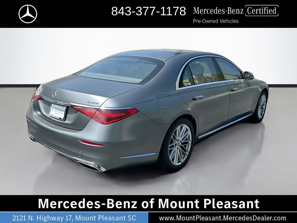 Certified Used 2022 MANUFAKTUR Selenite Gray Magno Mercedes-Benz S 580 image 5
