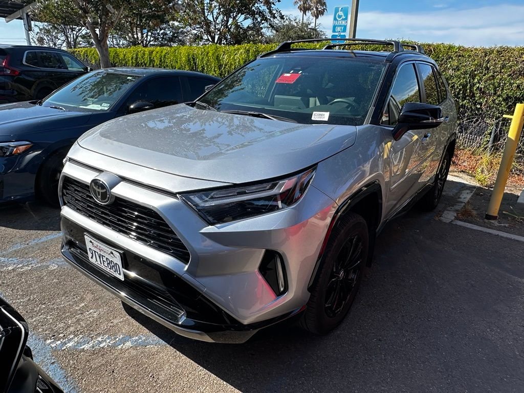 Used 2025 Midnight Black Metallic Toyota XSE image 5