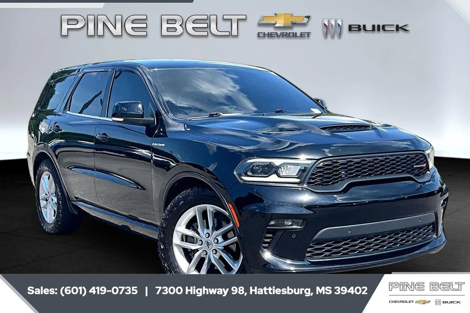 Used 2022 Black Dodge R/T RWD image 1