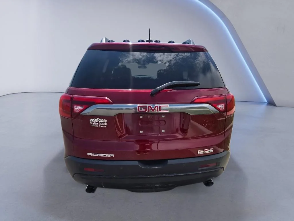 Used 2017 Crimson Red Tintcoat GMC SLT image 4