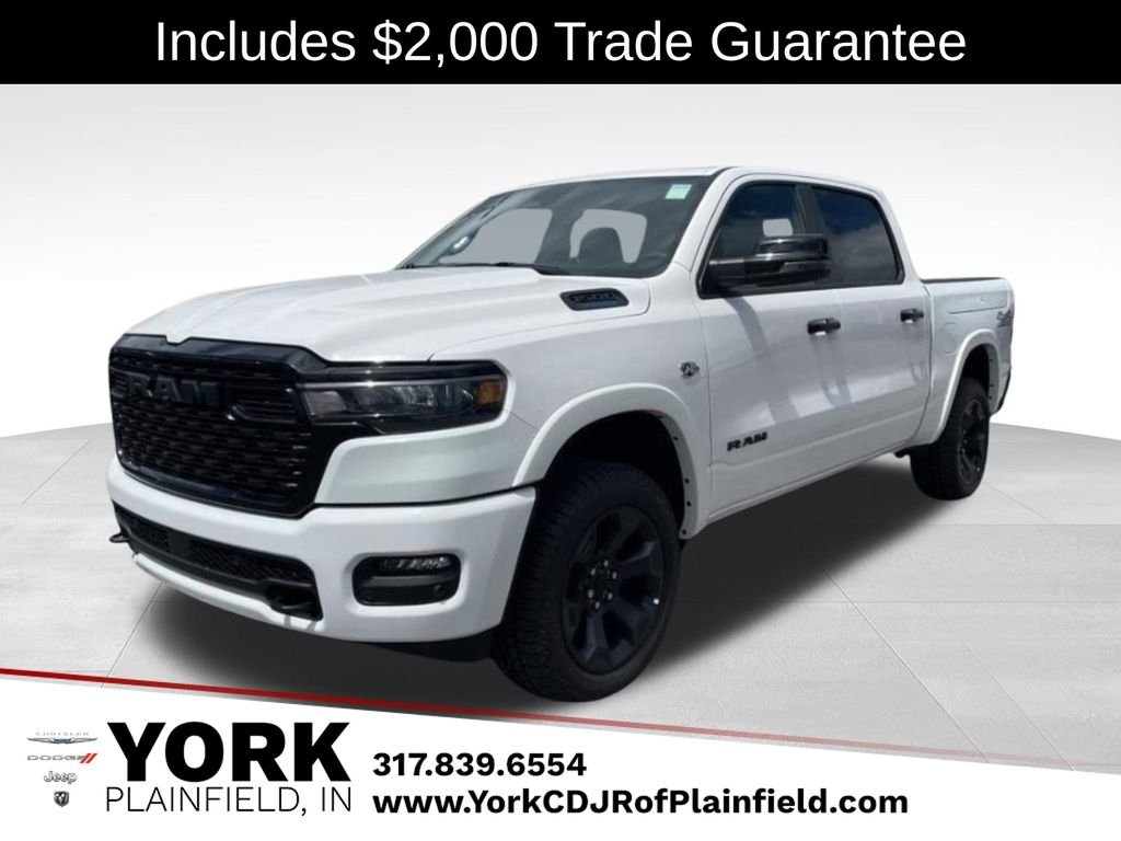 New 2026 Bright White Clear-Coat Exterior Paint RAM Big Horn/Lone Star image 1