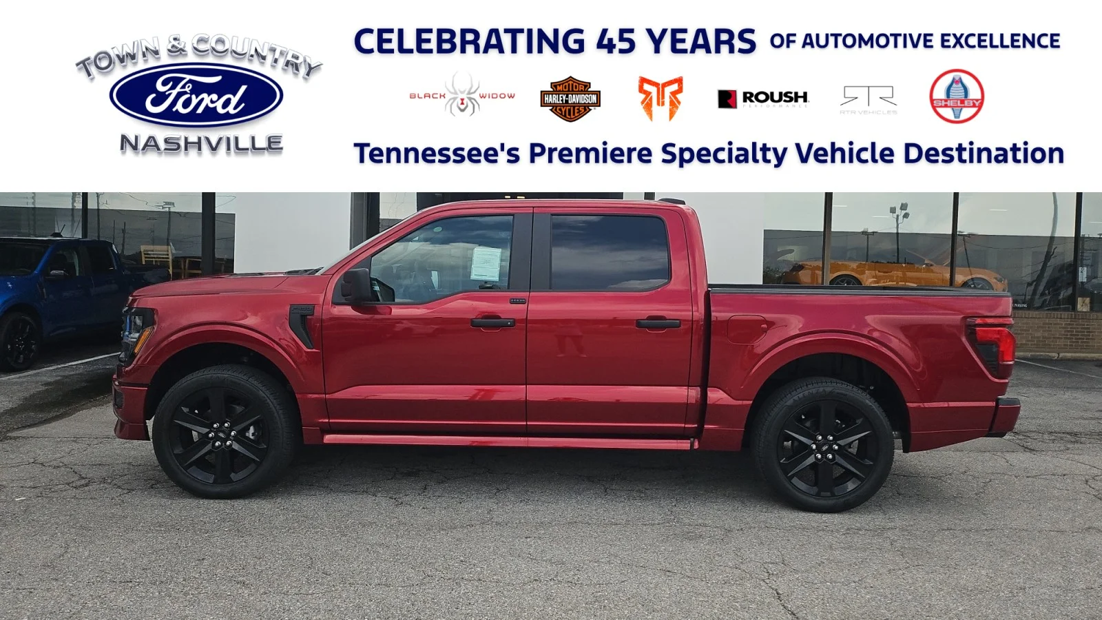 New 2026 Ruby Red Metallic Tinted Clearcoat Ford STX Lobo 4WD image 1