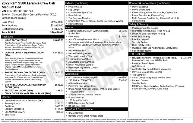 Used 2022 Black Ram Laramie image 3