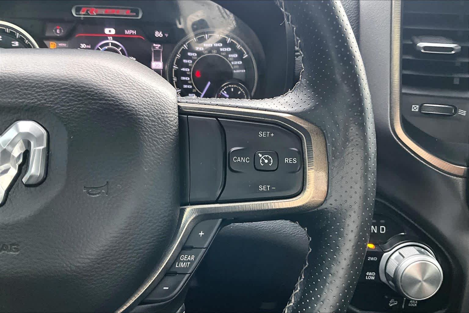 Used 2020 Diamond Black Crystal Pearlcoat Ram Rebel image 23