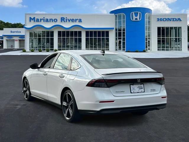 Certified Used 2025 Platinum White Pearl Honda HYBRID SPORT image 6