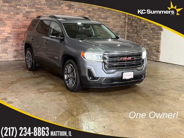 Used 2020 Steel Metallic GMC AT4 image 1