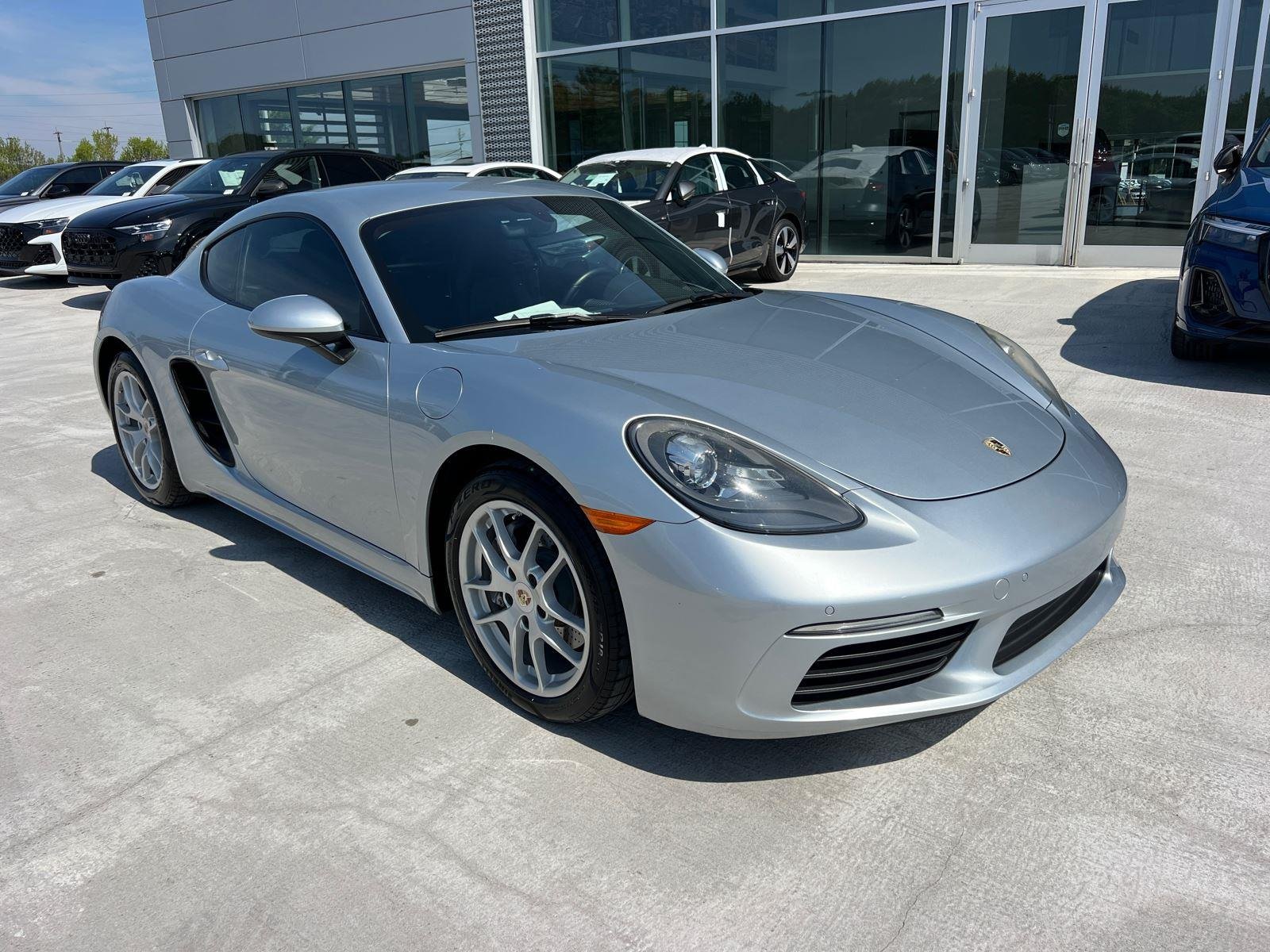 Used 2018 Rhodium Silver Metallic Porsche 718 Cayman image 3