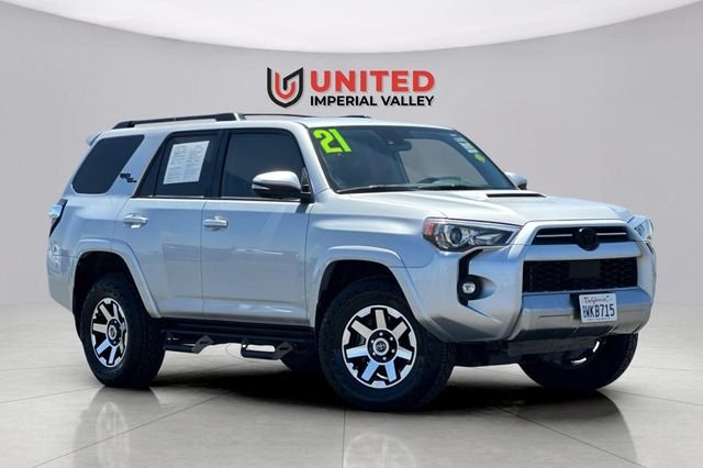 Used 2021 Silver Toyota TRD Off-Road Premium image 1